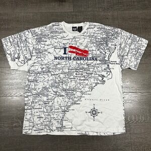 State‎ of Mine Mens T Shirt North Carolina Map Graphic Tee XXL